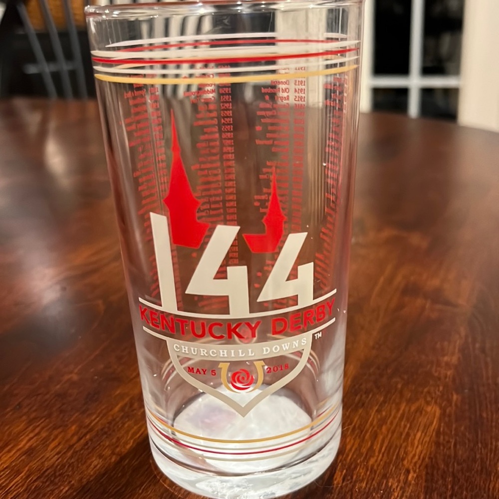 Kentucky derby glass